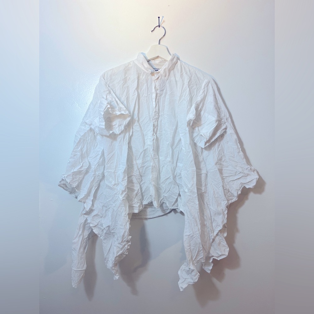1/8 Takamura Blusa Cuadro / Square Blouse in White